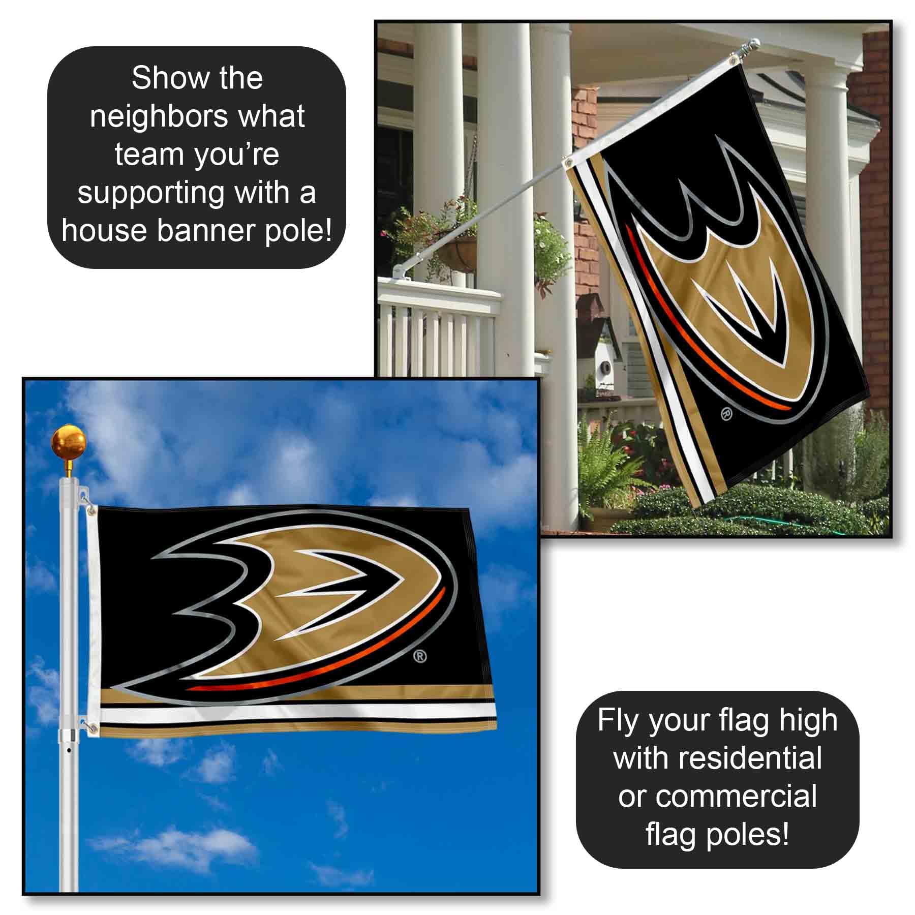 Amazon.co.jp: WinCraft アナハイム・ダックス フラッグ 3x5 バナー